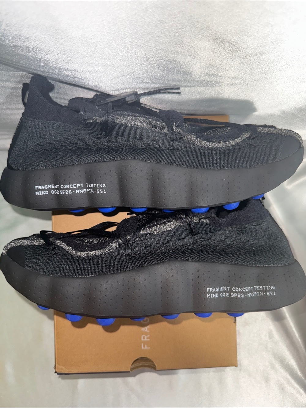 New!🔥 Black fragment design x Nike Mind 002 Flyknit sneaker!🔥 - Picture 6 of 13